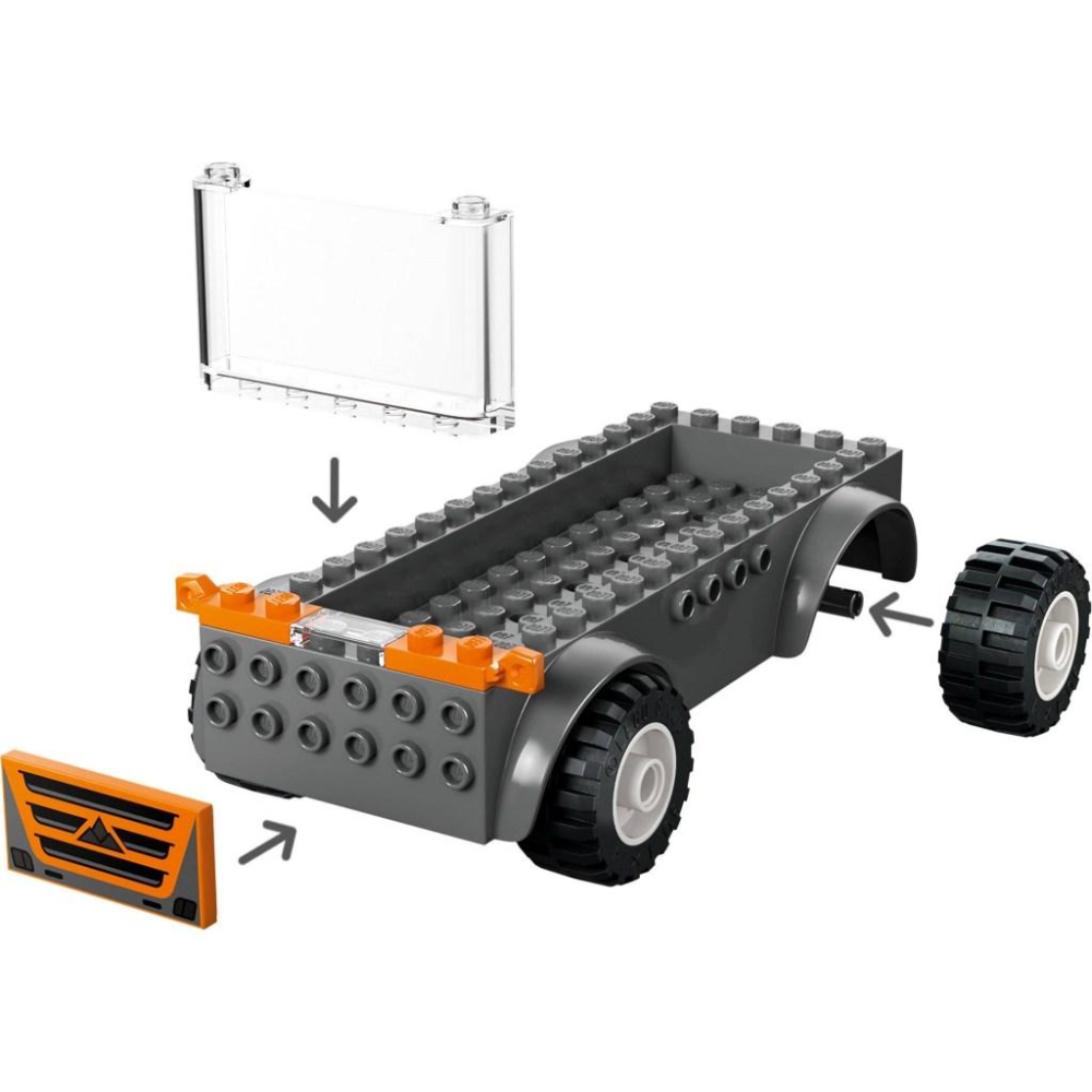 [大王機器人] LEGO 60491 摩托車運輸車 樂高® 城市 LEGO® City系列 4+-細節圖5
