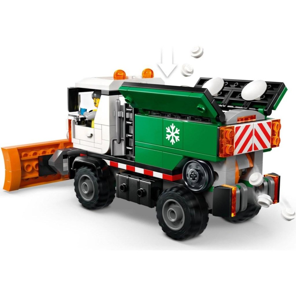 [大王機器人] LEGO 60490 除雪車 樂高® 城市 LEGO® City系列 零件數：263-細節圖4