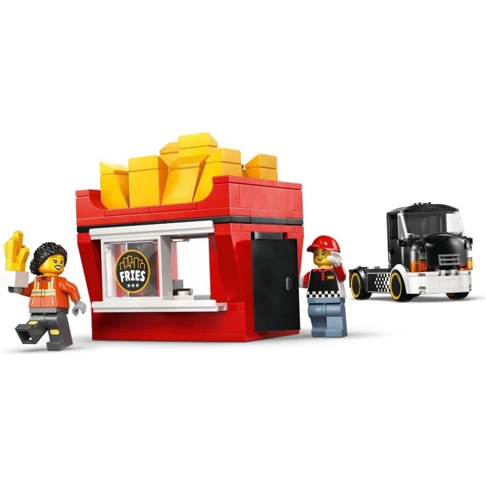 [大王機器人] LEGO 60488 薯條餐車 樂高® 城市 LEGO® City系列 零件數：216-細節圖3