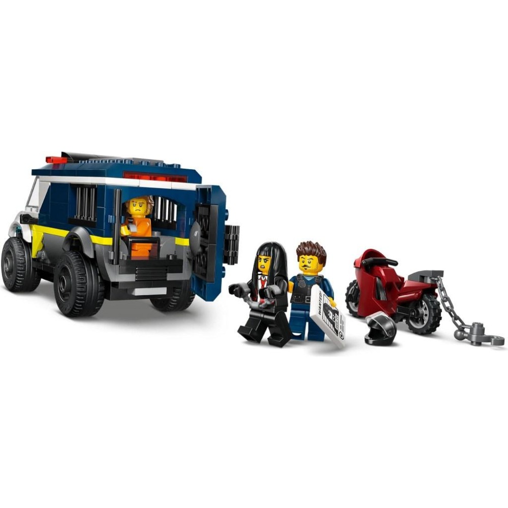 [大王機器人] LEGO 60479 警用囚車 樂高® 城市 LEGO® City系列 零件數：198-細節圖3