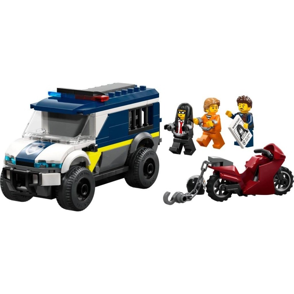 [大王機器人] LEGO 60479 警用囚車 樂高® 城市 LEGO® City系列 零件數：198-細節圖2