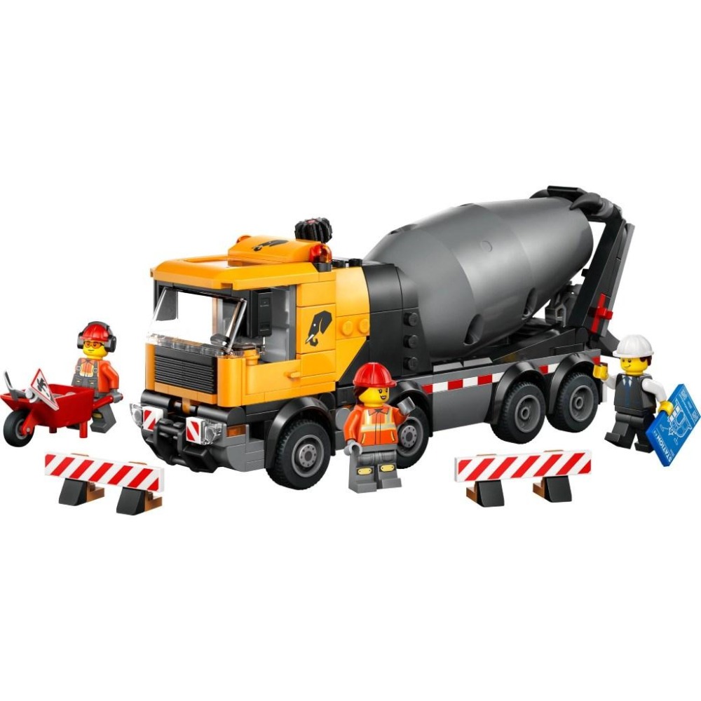 [大王機器人] LEGO 60478 混凝土攪拌車 樂高® 城市 LEGO® City系列 零件數：371-細節圖2
