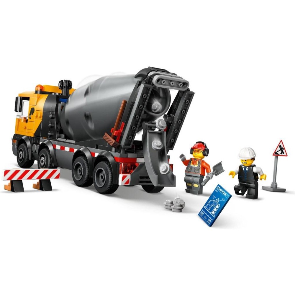 [大王機器人] LEGO 60478 混凝土攪拌車 樂高® 城市 LEGO® City系列 零件數：371-細節圖3