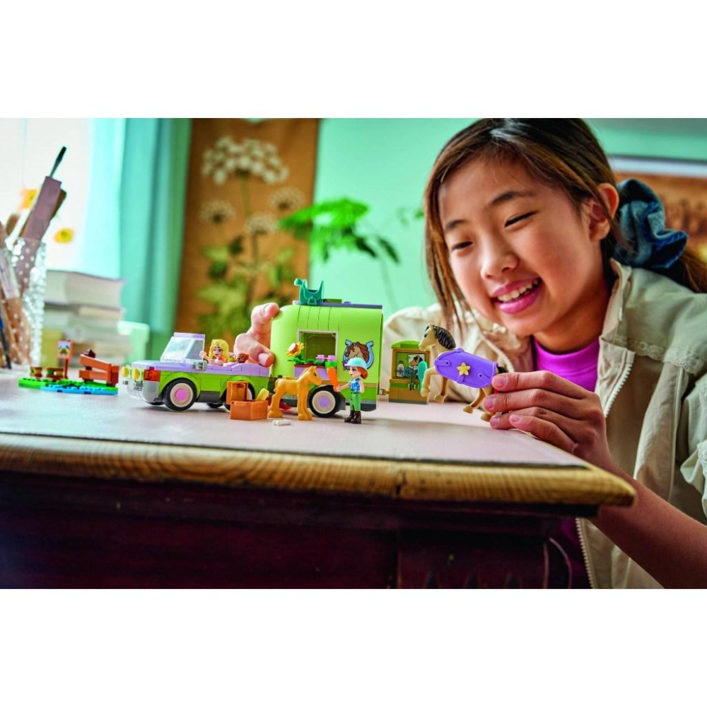 [大王機器人] LEGO 42695 馬兒和幼馬拖車 樂高® 好朋友 LEGO® Friends系列 零件數：279-細節圖4