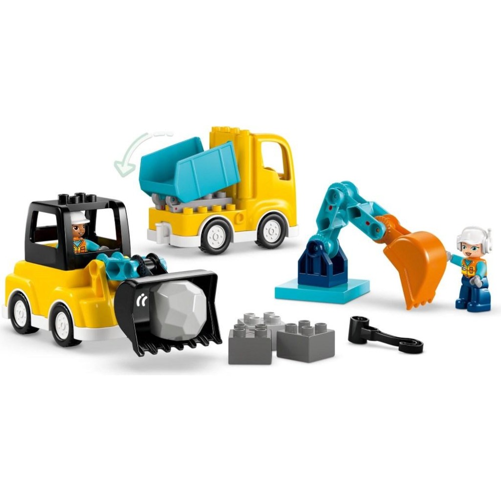 [大王機器人] LEGO 10475 3 合 1 工程車 樂高® 得寶 LEGO® Duplo系列 零件數：22-細節圖2