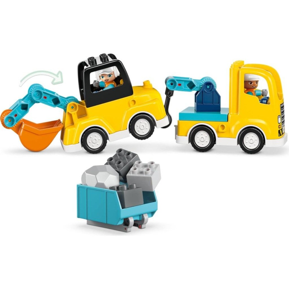 [大王機器人] LEGO 10475 3 合 1 工程車 樂高® 得寶 LEGO® Duplo系列 零件數：22-細節圖4