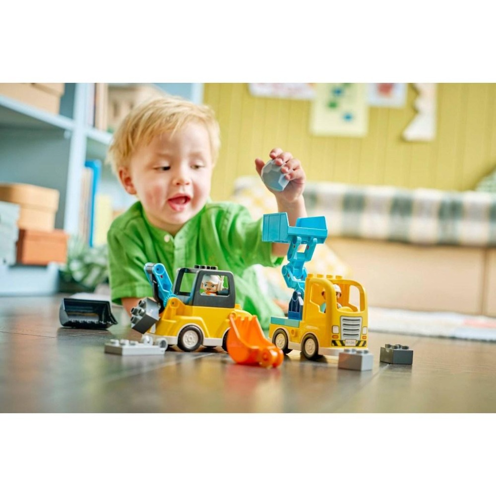 [大王機器人] LEGO 10475 3 合 1 工程車 樂高® 得寶 LEGO® Duplo系列 零件數：22-細節圖5