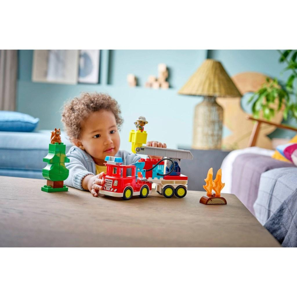 [大王機器人] LEGO 10473 附水管消防車和消防員 樂高® 得寶 LEGO® Duplo系列 零件數：28-細節圖6