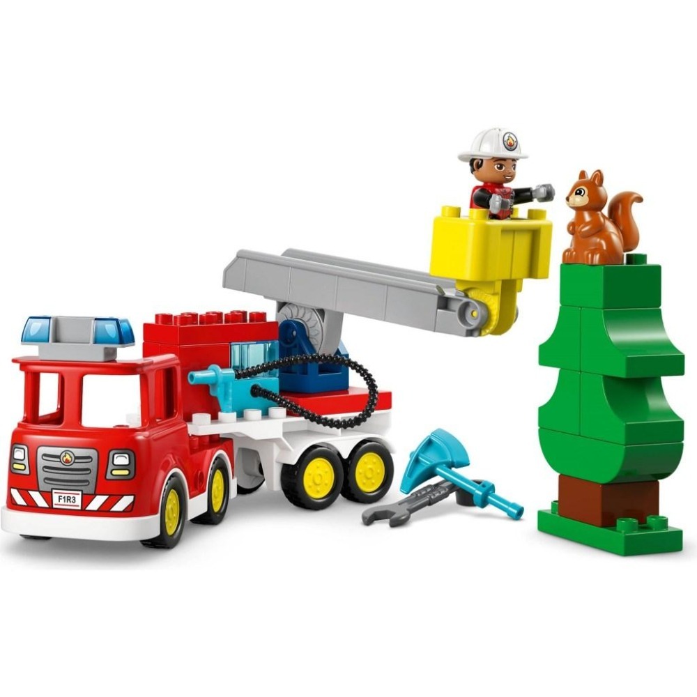 [大王機器人] LEGO 10473 附水管消防車和消防員 樂高® 得寶 LEGO® Duplo系列 零件數：28-細節圖3