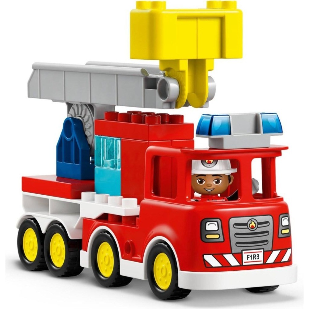 [大王機器人] LEGO 10473 附水管消防車和消防員 樂高® 得寶 LEGO® Duplo系列 零件數：28-細節圖4