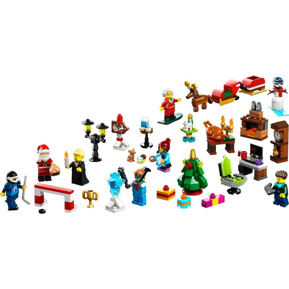 [大王機器人] 樂高 LEGO 60381 樂高® 城市驚喜月曆 2023 樂高® City系列 零件數：258-細節圖2