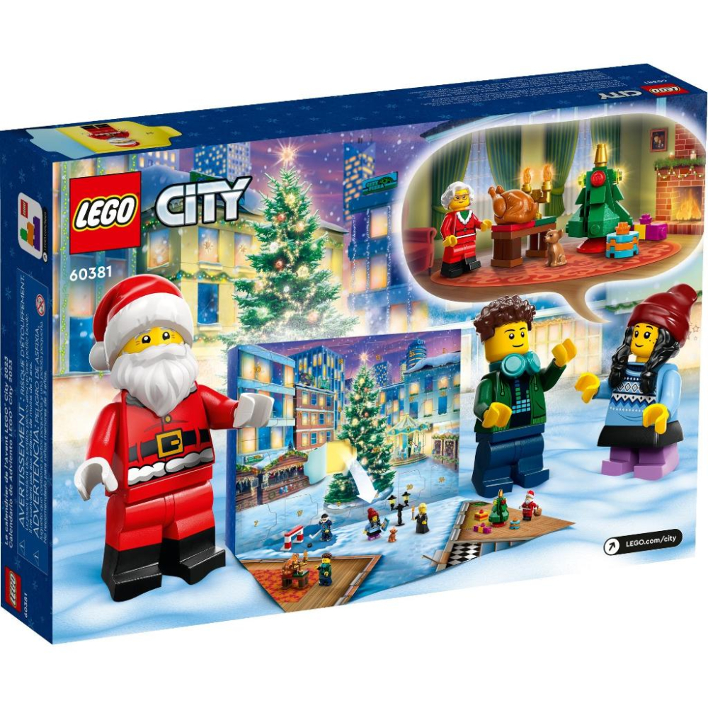 [大王機器人] 樂高 LEGO 60381 樂高® 城市驚喜月曆 2023 樂高® City系列 零件數：258-細節圖6