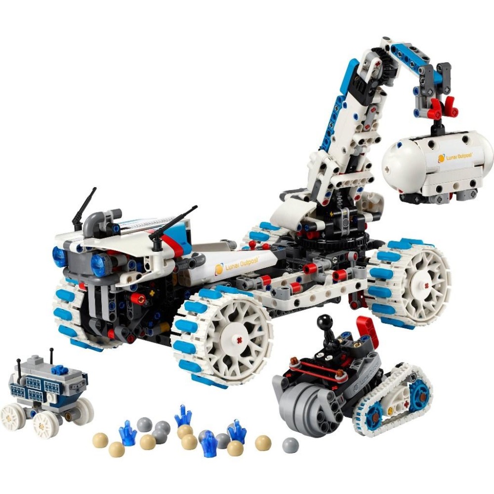 [大王機器人] 樂高 LEGO 42211 月球車太空載具 樂高® 科技  Technic系列 零件數：1082-細節圖2