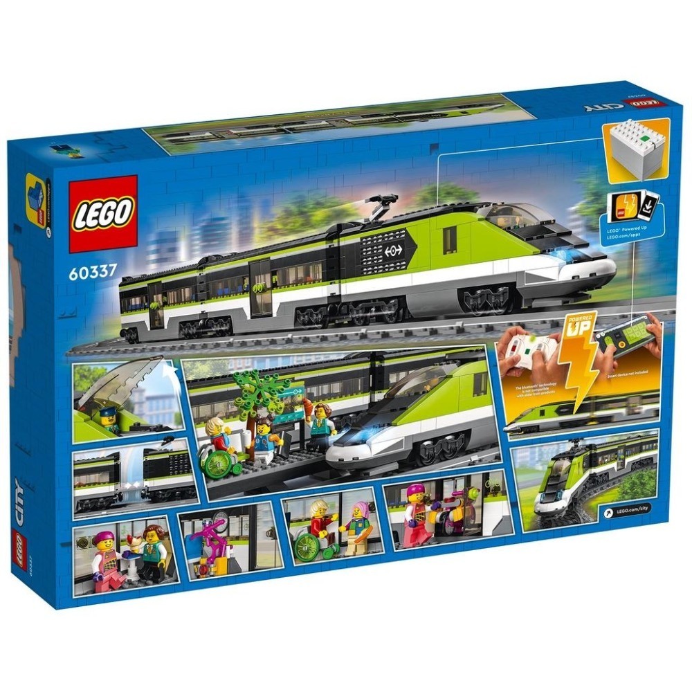 [大王機器人] 樂高 LEGO 60337 City-特快客運列車 樂高® 城市系列 遙控火車-細節圖3