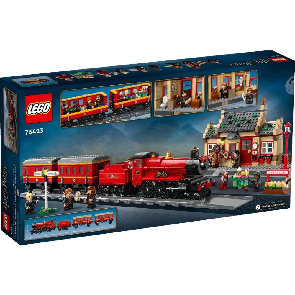 [大王機器人] 樂高 LEGO 76423 霍格華茲特快列車™ 與活米村™ 車站 哈利波特™系列 零件數：1074-細節圖7