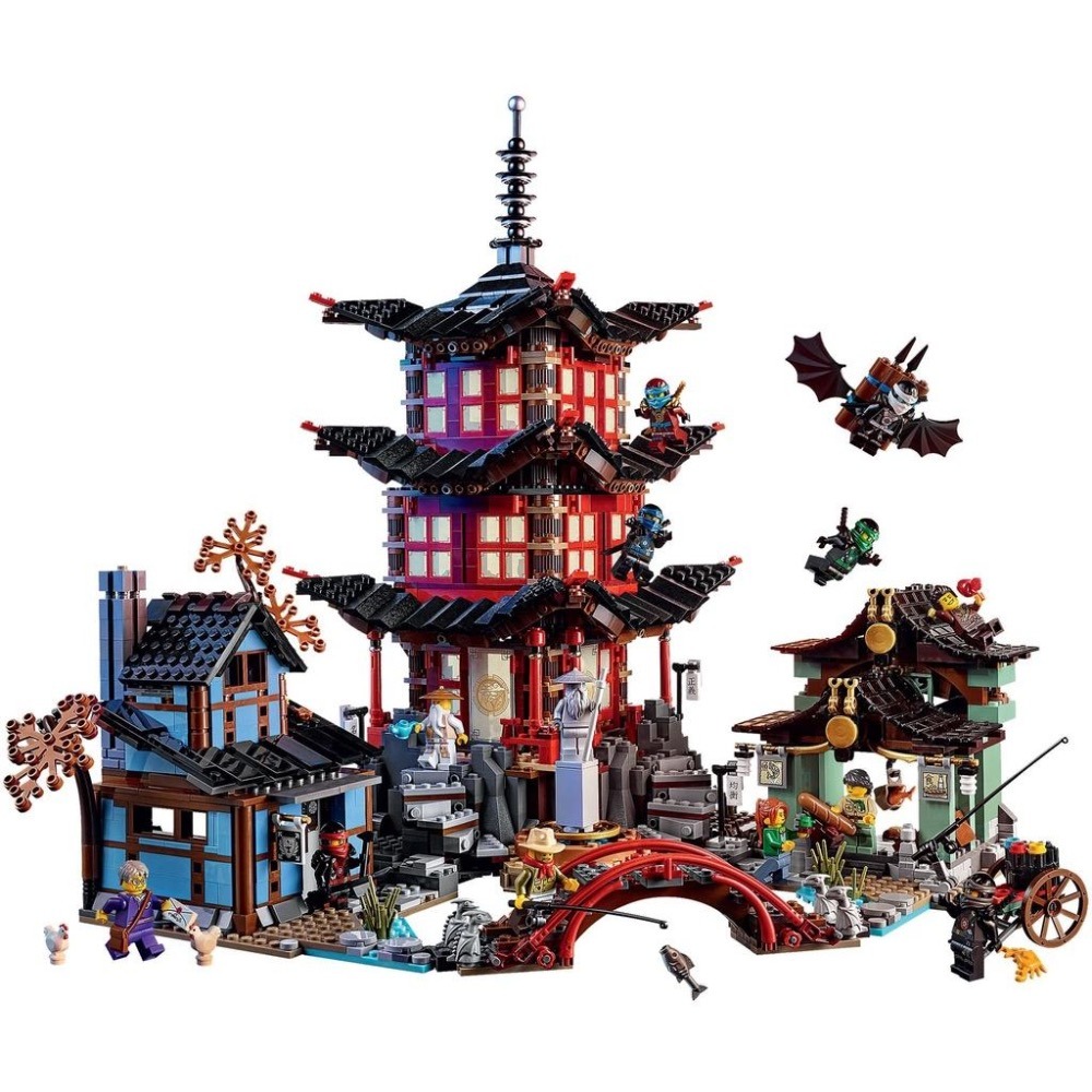 [大王機器人] LEGO 樂高 忍者系列 70751 飛天忍者神廟 全新未拆-細節圖3