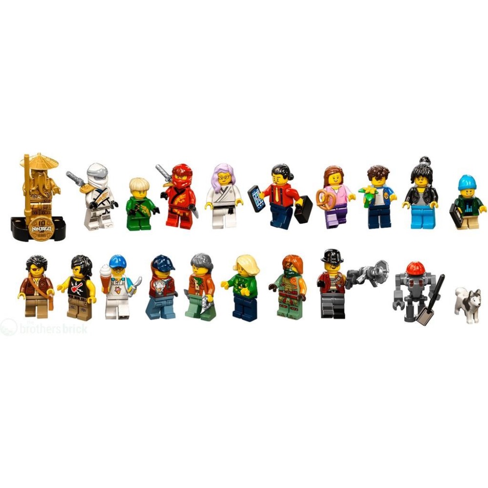 [大王機器人] 樂高 LEGO 71741 忍者系列 旋風忍者城10週年版-細節圖5