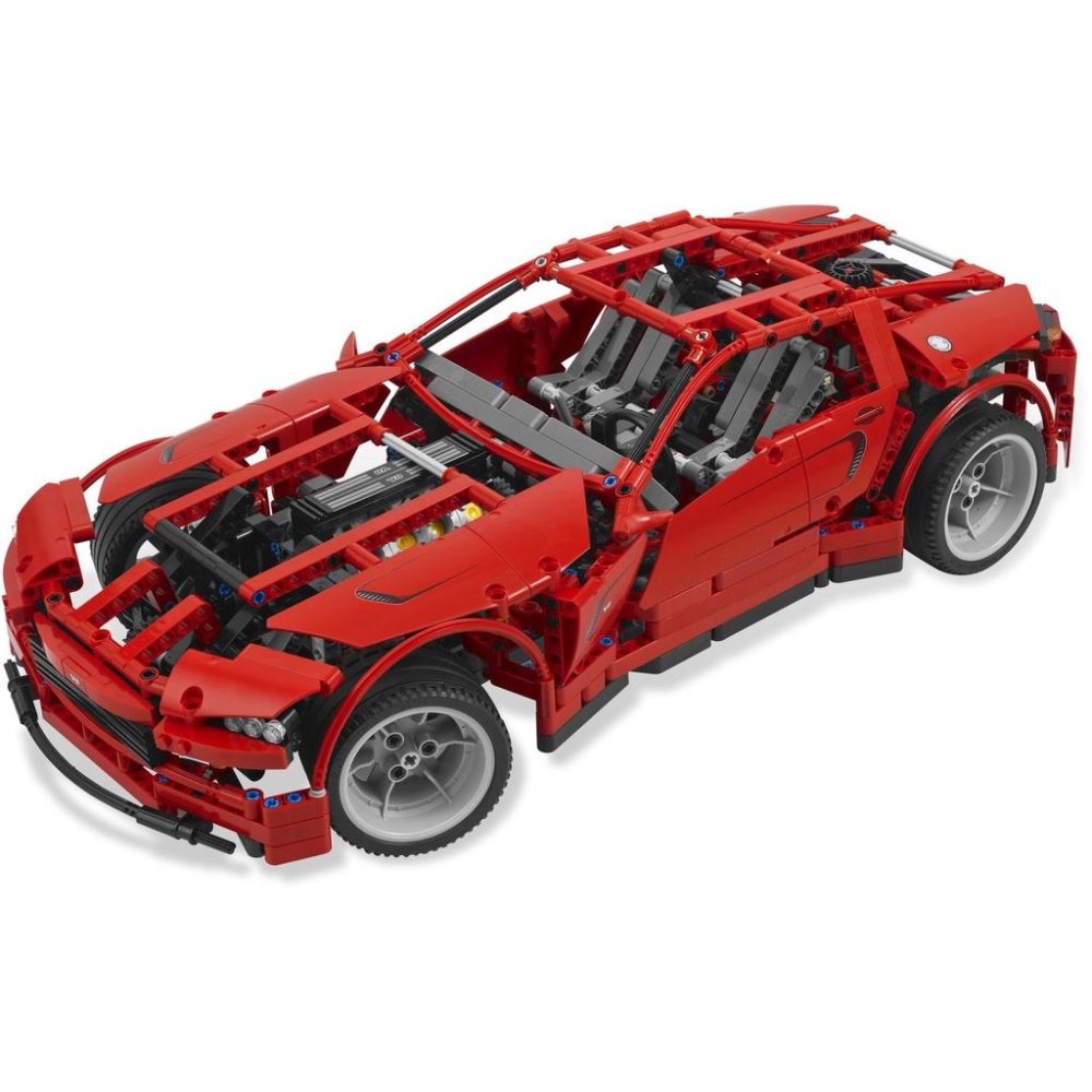 [大王機器人] 樂高 LEGO 8070 科技系列 超級跑車-細節圖2