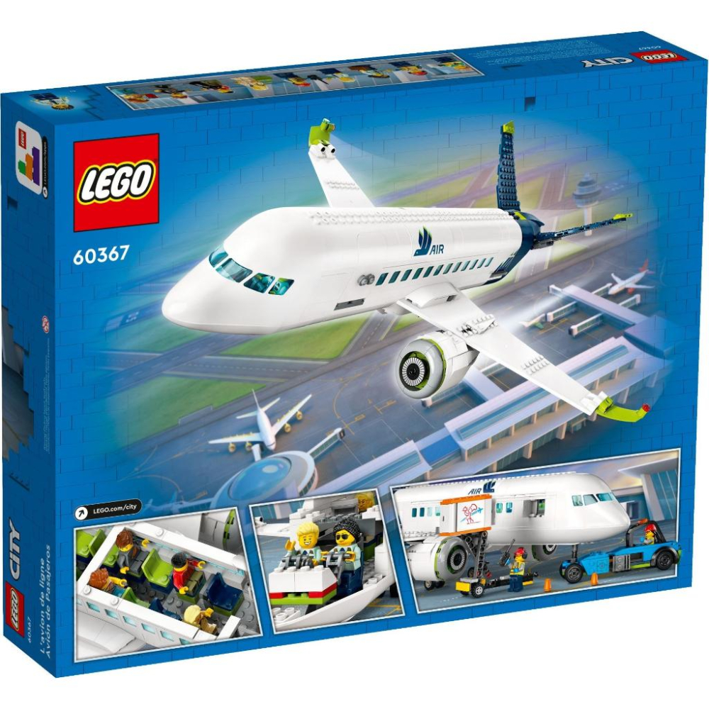 [大王機器人] 樂高 LEGO 60367 客機 樂高® City系列 零件數：913-細節圖2