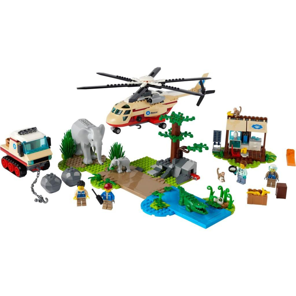 [大王機器人] 樂高 LEGO 60302 城市系列 City 野生動物救援行動-細節圖2