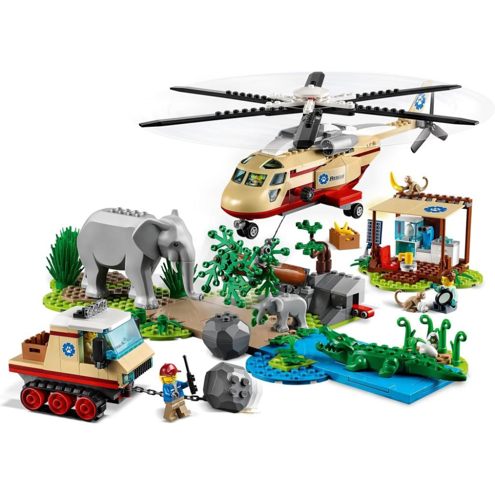 [大王機器人] 樂高 LEGO 60302 城市系列 City 野生動物救援行動-細節圖3