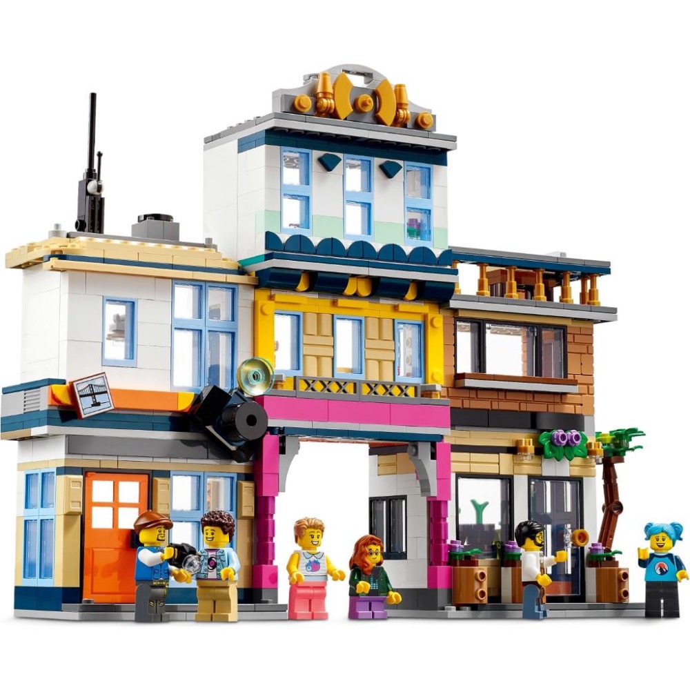 [大王機器人] 樂高 LEGO 31141 市中心大街 創意百變 3 合 1系列 零件數：1,459-細節圖3