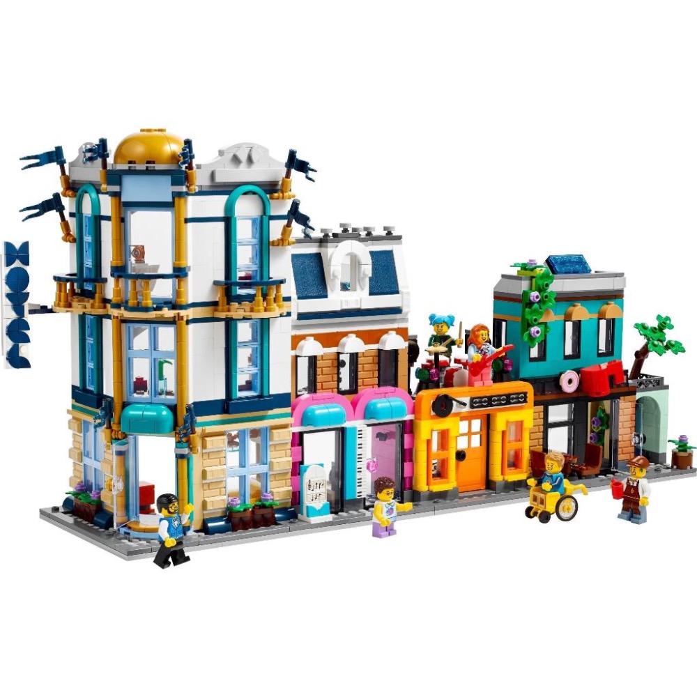 [大王機器人] 樂高 LEGO 31141 市中心大街 創意百變 3 合 1系列 零件數：1,459-細節圖7
