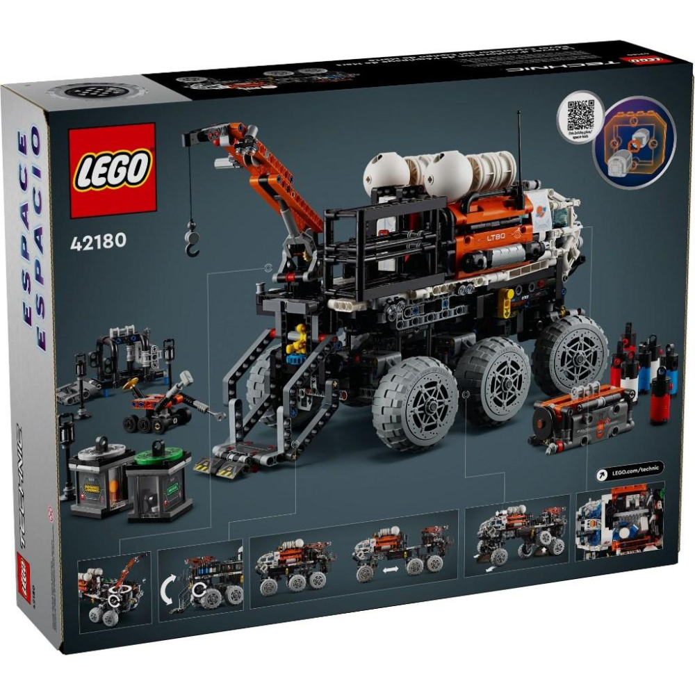 [大王機器人] 樂高 LEGO 42180 科技 火星船員探測車-細節圖4
