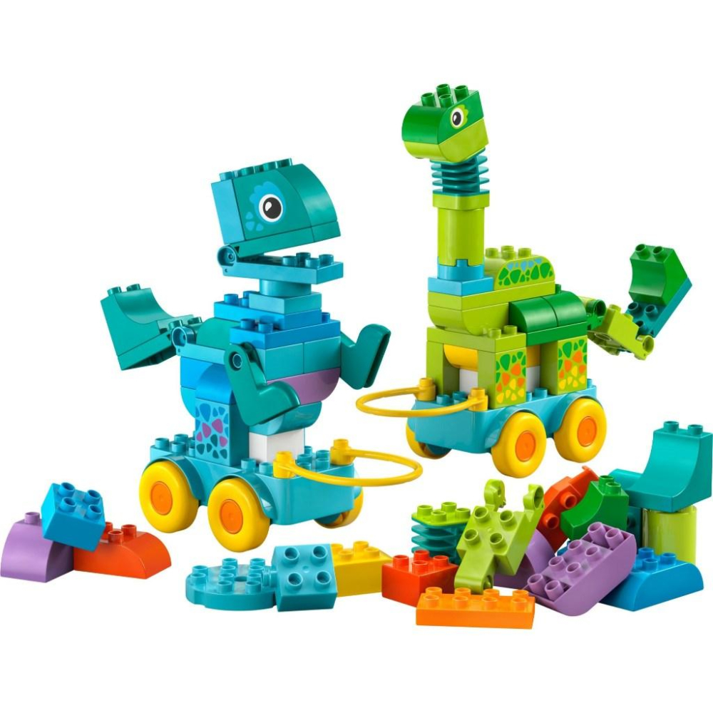 [大王機器人] 樂高 LEGO 10451 3 合 1 有輪恐龍 樂高® 得寶  Duplo系列 零件數：108-細節圖2