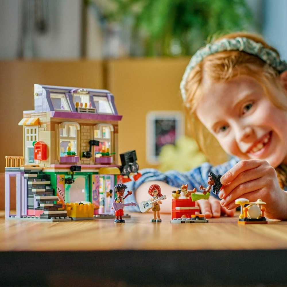 [大王機器人] 樂高 LEGO 42653 樂器行和公寓 樂高® 好朋友 LEGO® Friends系列 零件數：483-細節圖6