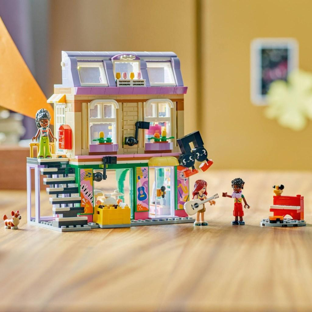 [大王機器人] 樂高 LEGO 42653 樂器行和公寓 樂高® 好朋友 LEGO® Friends系列 零件數：483-細節圖8