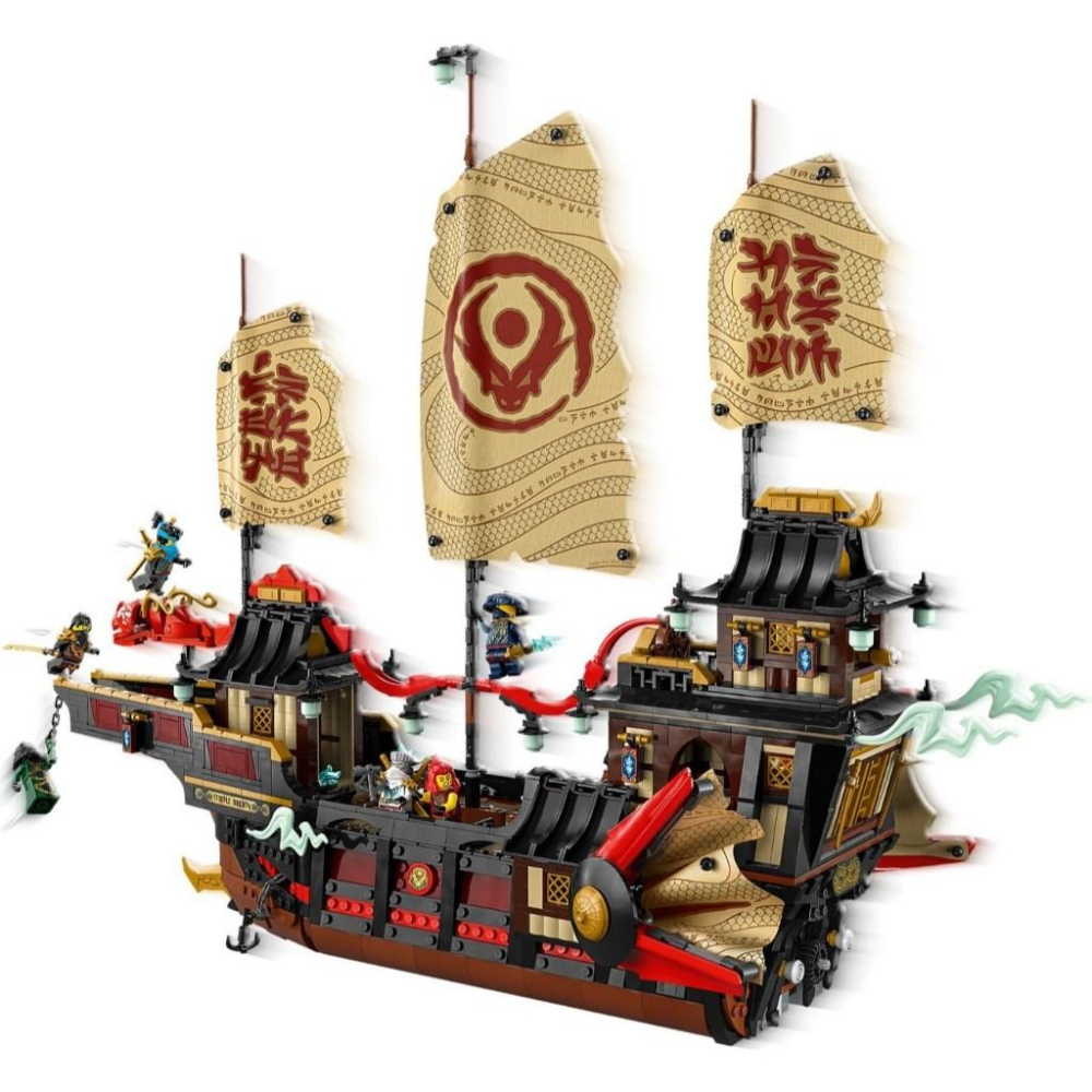 [大王機器人] LEGO 71848 寺廟賞金號 樂高® 旋風忍者 LEGO® Ninjago系列 零件數：2387-細節圖3