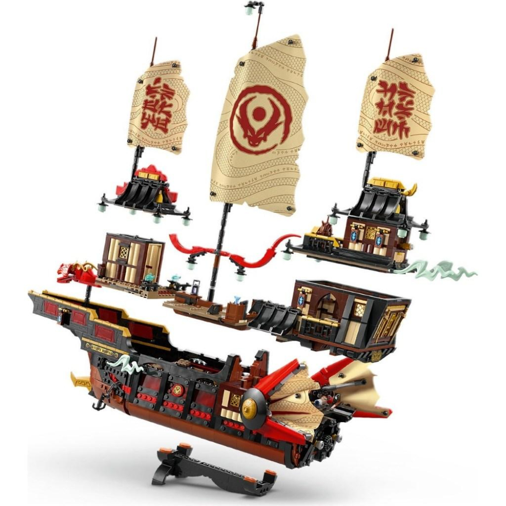 [大王機器人] LEGO 71848 寺廟賞金號 樂高® 旋風忍者 LEGO® Ninjago系列 零件數：2387-細節圖4
