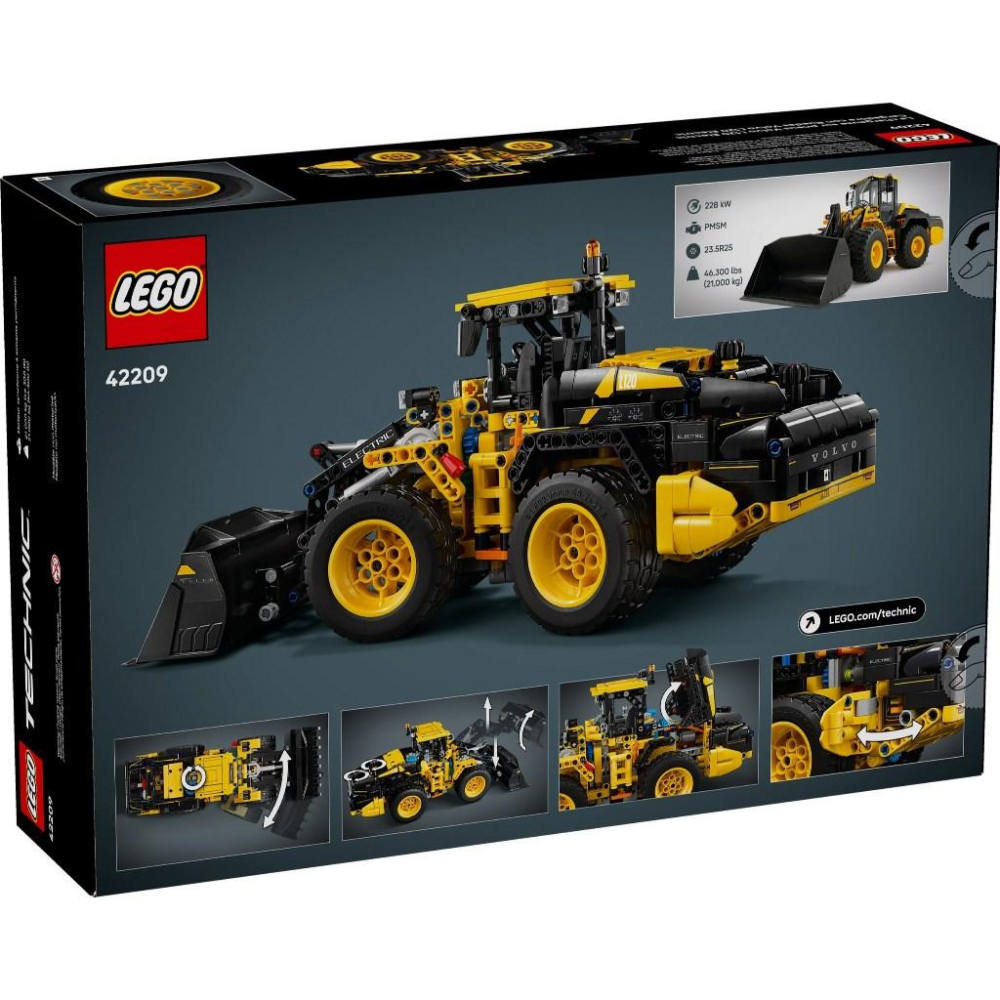 [大王機器人]LEGO 42209 Volvo L120 Electric 輪式裝載機 樂高® 科技 Technic系列-細節圖7