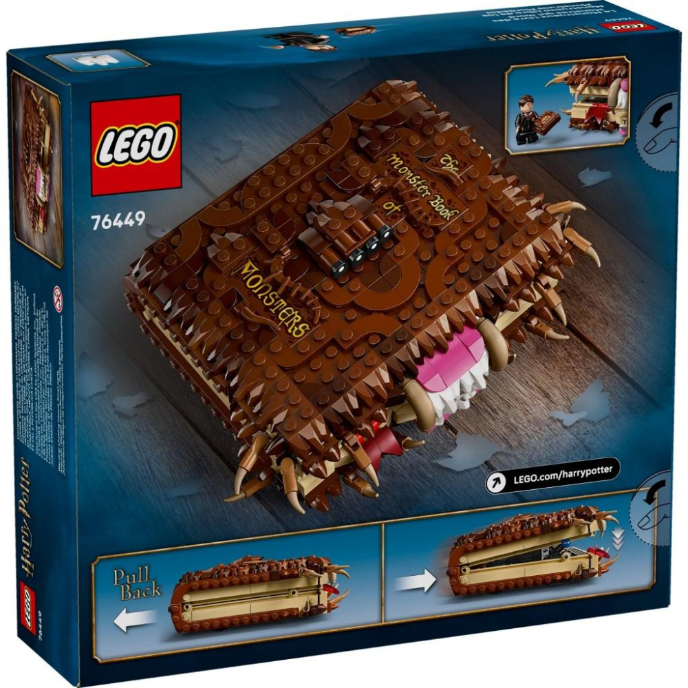 LEGO 76449 會咬人的《怪獸的怪獸書》 樂高® 哈利波特 零件數：518-細節圖7