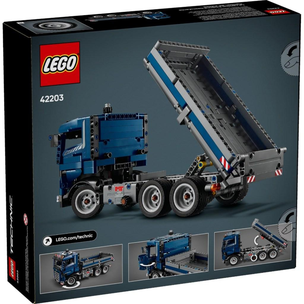 [大王機器人] LEGO 42203 傾卸式卡車  樂高® 科技 Technic系列-細節圖4