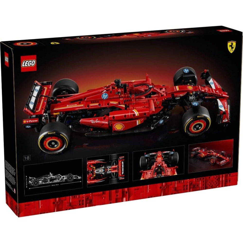 [大王機器人] LEGO 42207 法拉利 Ferrari SF-24 F1 Car 樂高® 科技 Technic系列-細節圖4