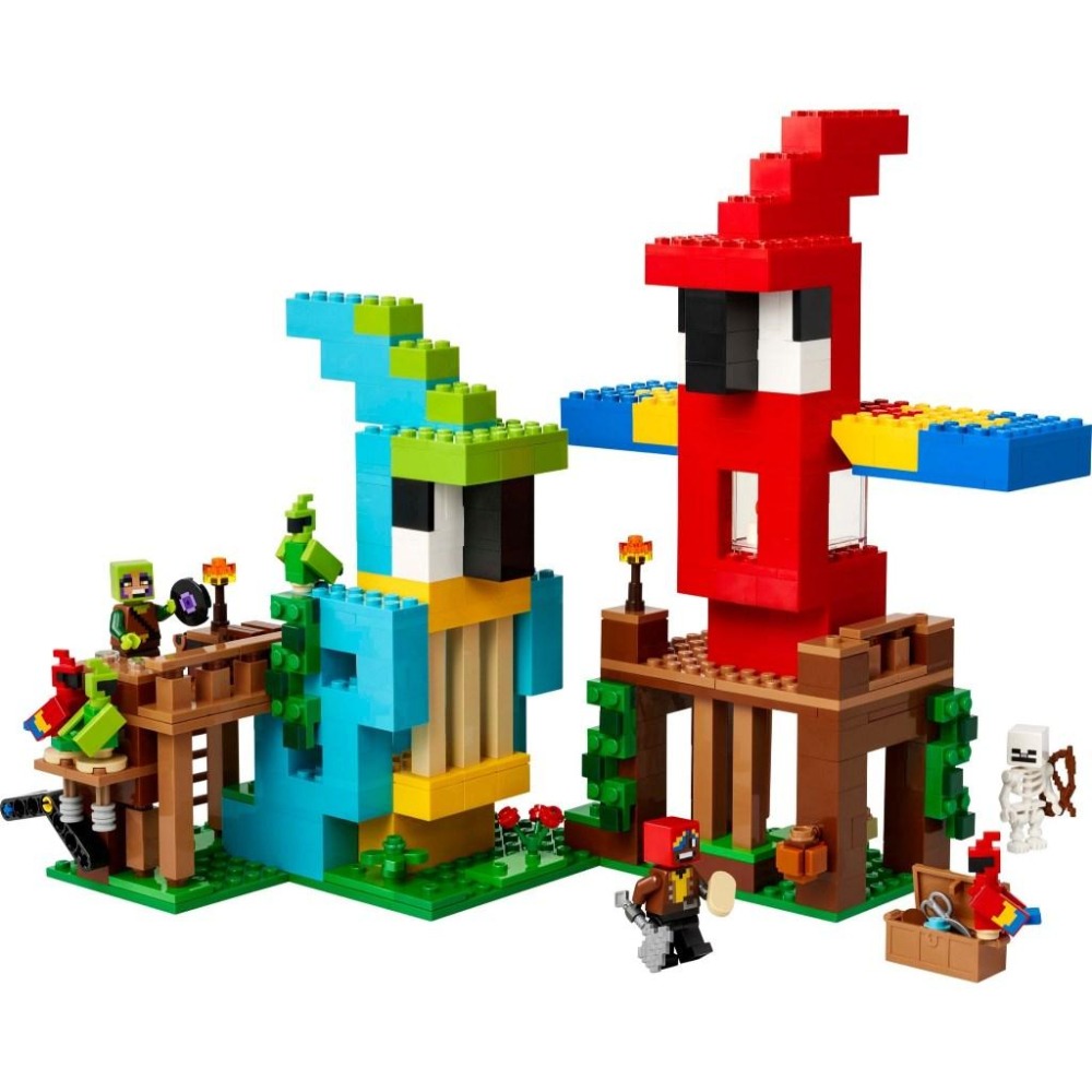 [大王機器人] 樂高 LEGO 21282 鸚鵡屋 LEGO® Minecraft系列  零件數：535-細節圖2