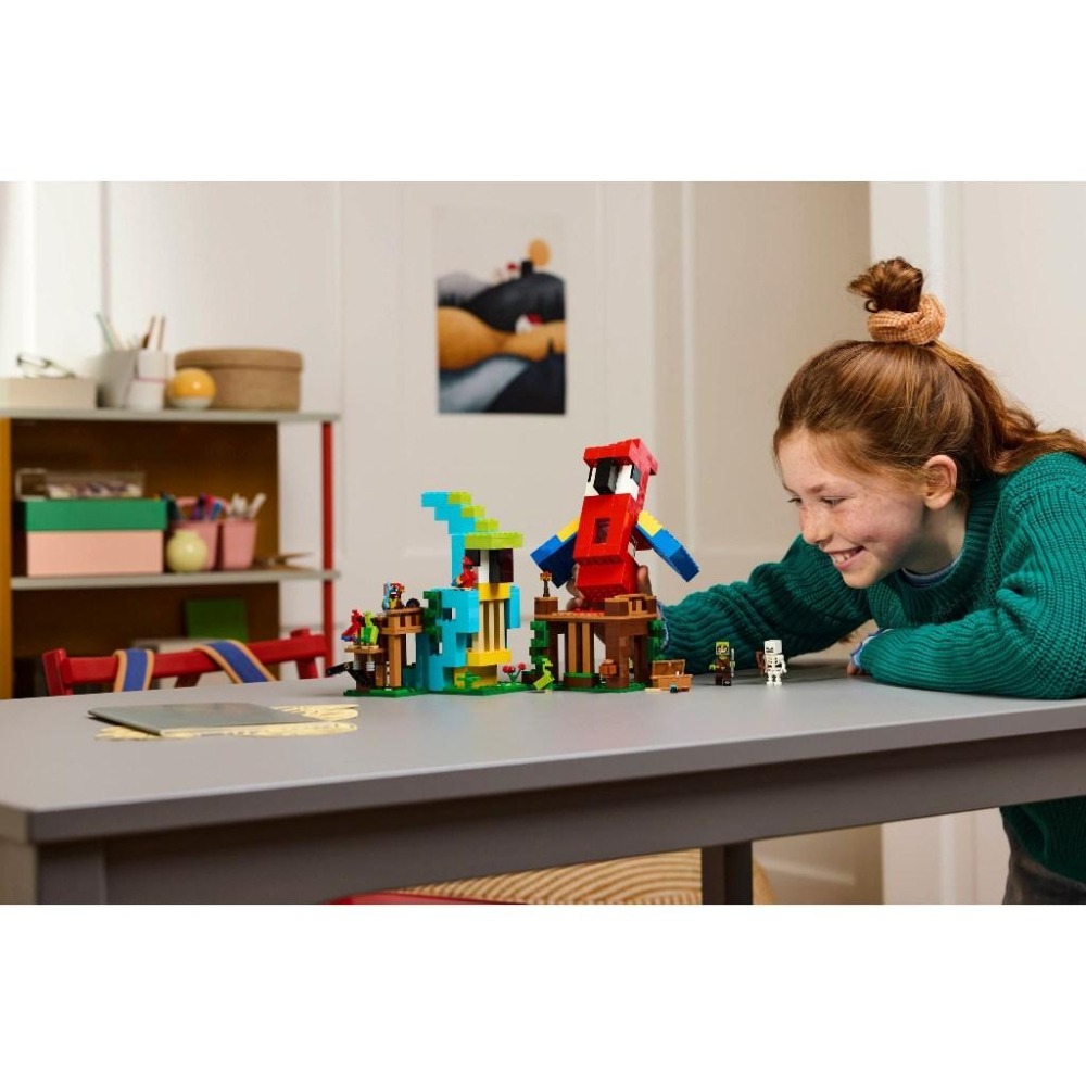 [大王機器人] 樂高 LEGO 21282 鸚鵡屋 LEGO® Minecraft系列  零件數：535-細節圖4