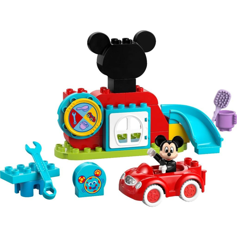 [大王機器人] 樂高 LEGO 10454 Duplo-米奇妙妙屋和汽車-細節圖2