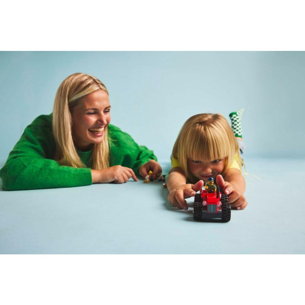 [大王機器人] 樂高 LEGO 60461 紅色農場拖拉機與拖車和綿羊  CITY 城市系列 4+-細節圖4