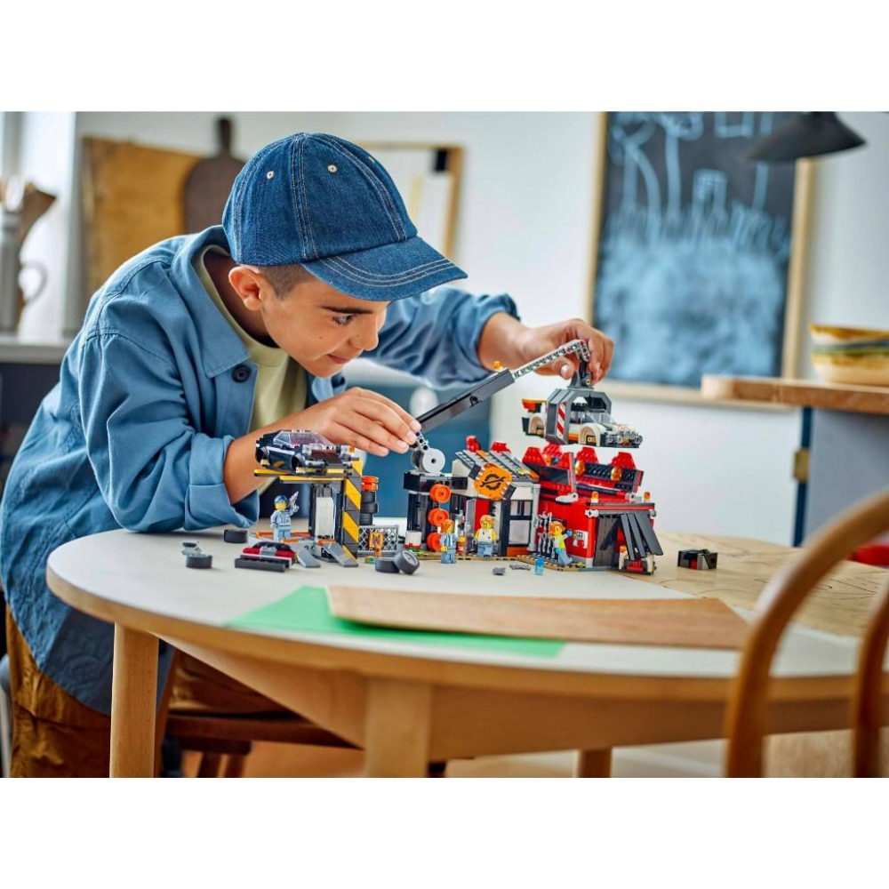 [大王機器人] 樂高 LEGO 60472 廢車場和汽車  CITY 城市系列-細節圖4