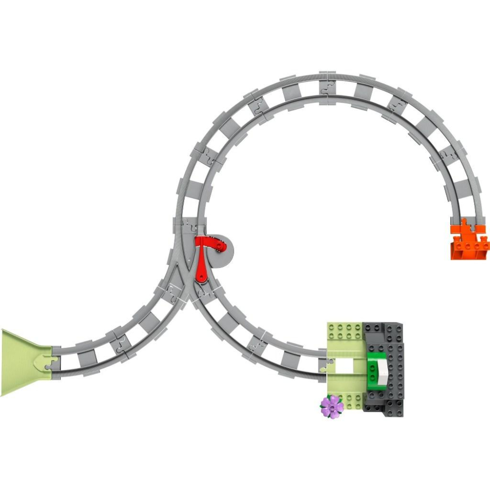 [大王機器人] 樂高 LEGO 10425 DUPLO-得寶系列 火車隧道和軌道擴充組  樂高®DUPLO 系列-細節圖5