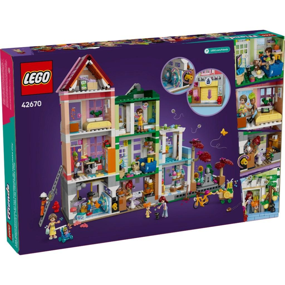 [大王機器人] 樂高 LEGO 42670 心湖城公寓和商店  LEGO® Friends 好朋友系列-細節圖4
