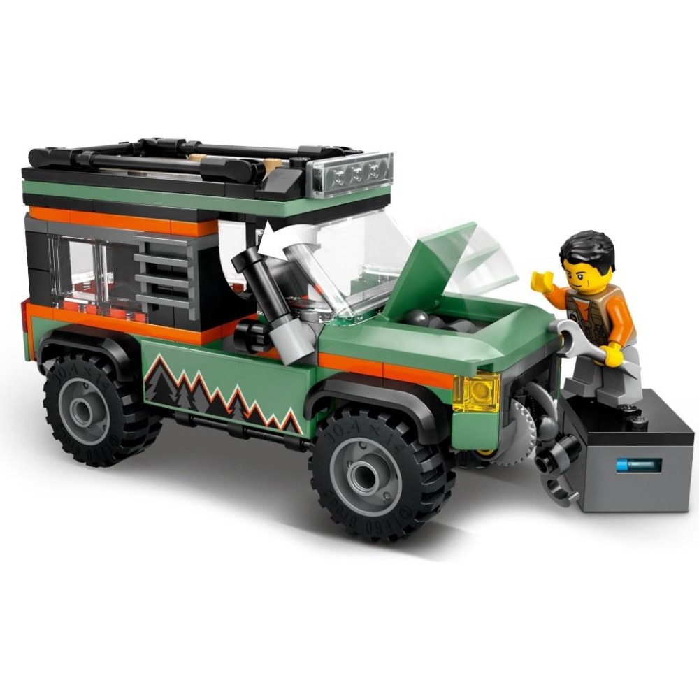[大王機器人] 樂高 LEGO 60447 山地四驅越野車  CITY 城市系列-細節圖3