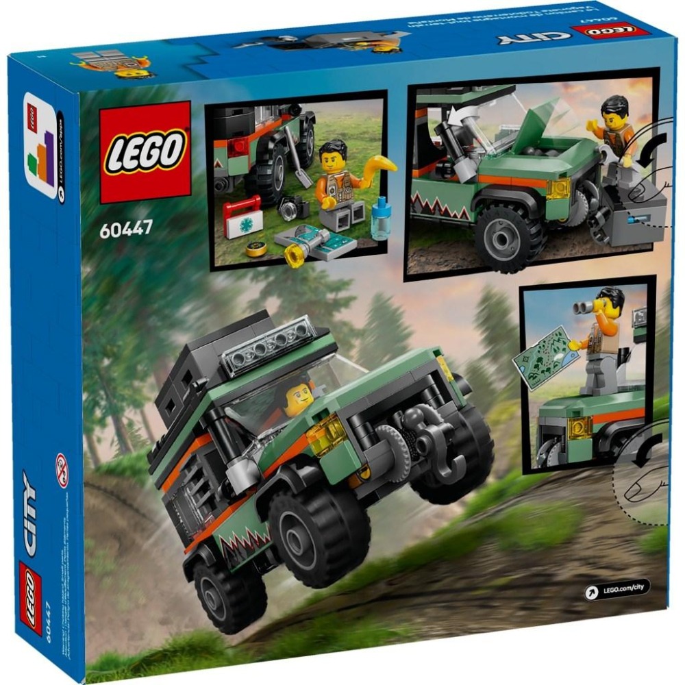 [大王機器人] 樂高 LEGO 60447 山地四驅越野車  CITY 城市系列-細節圖6