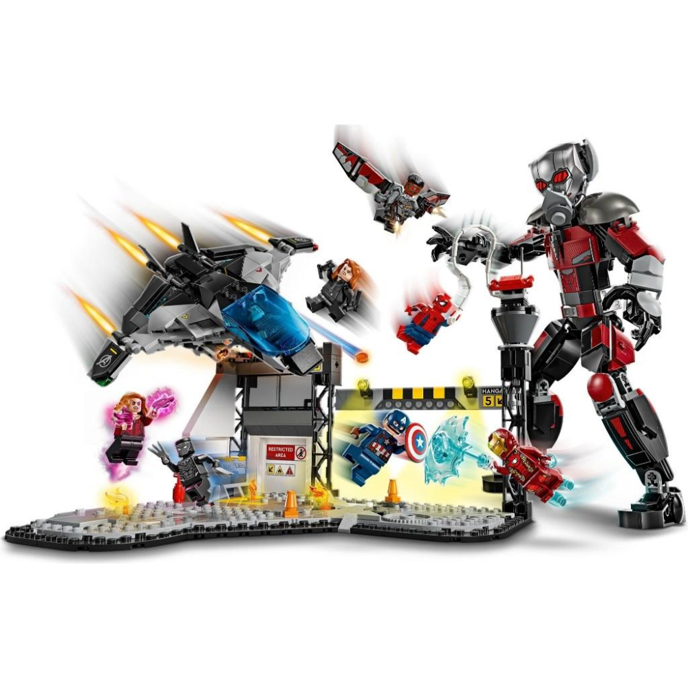 [大王機器人] 樂高 LEGO 76314 《美國隊長 3：英雄內戰》動作大戰  超級英雄系列-細節圖3
