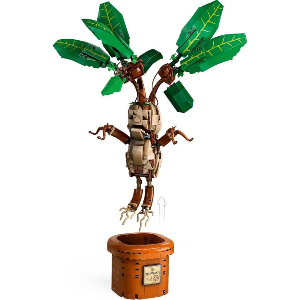 [大王機器人] 樂高 LEGO 76433 哈利波特 Mandrake 曼德拉草 尖叫魔蘋果-細節圖3