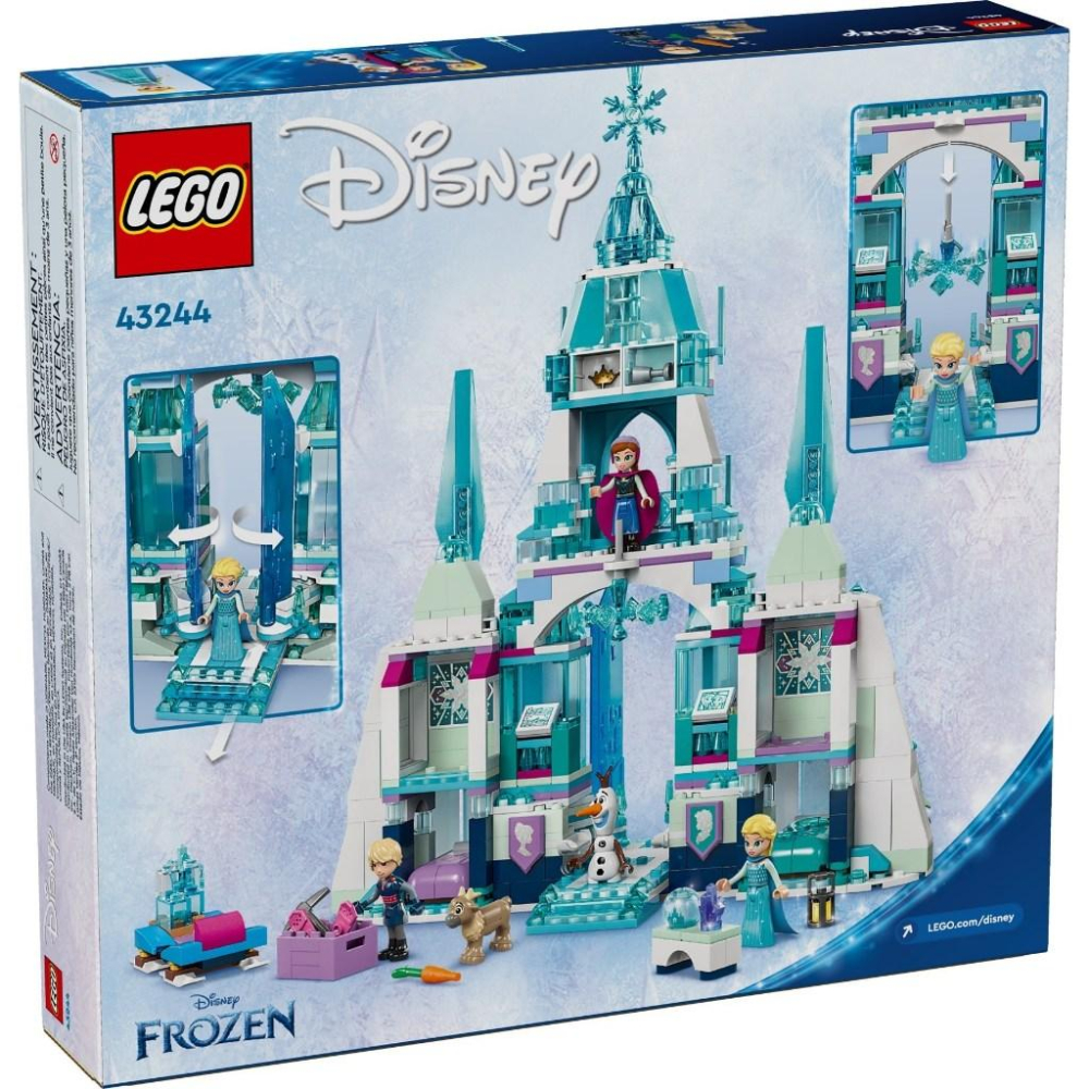 [大王機器人] 樂高 LEGO 43244 Disney 迪士尼 Elsa＇s Ice Palace - 大王機器人樂高專賣 - iOPEN Mall