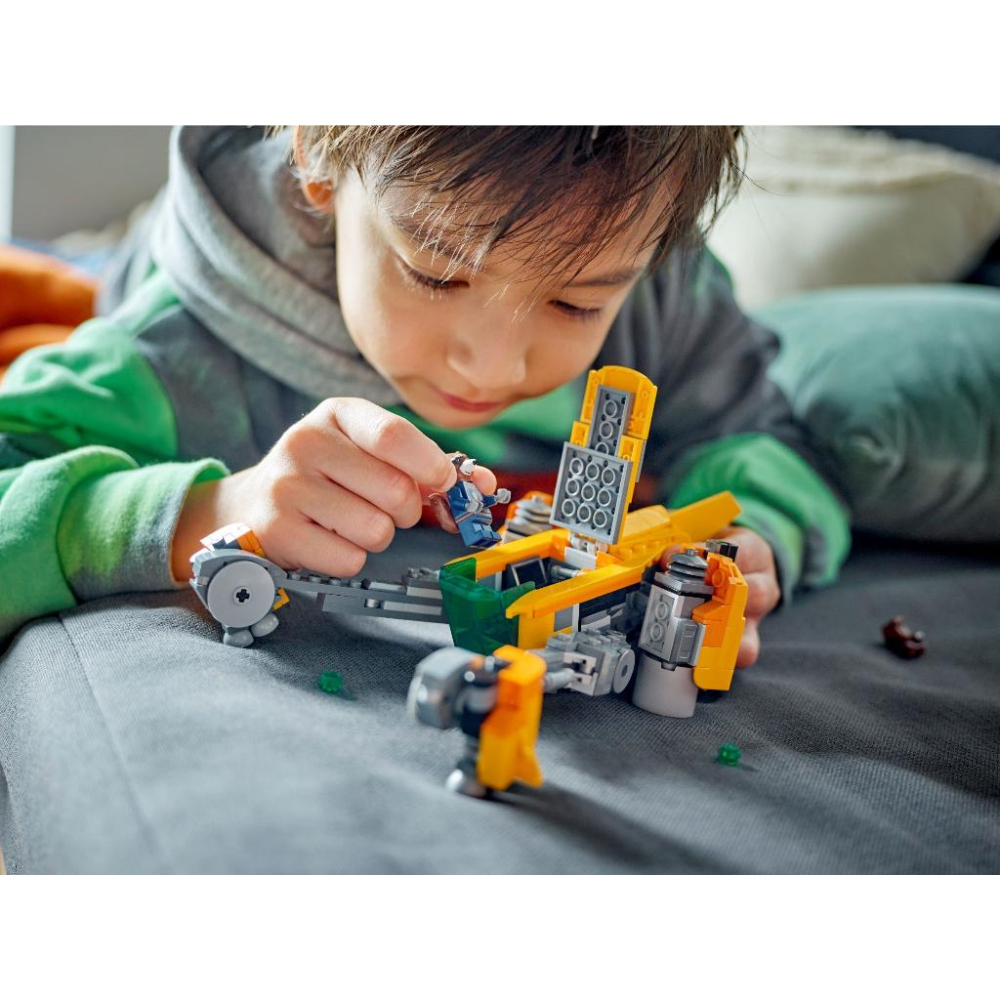 [大王機器人] 樂高 LEGO 76254 Baby Rocket＇s Ship 超級英雄系列-細節圖6